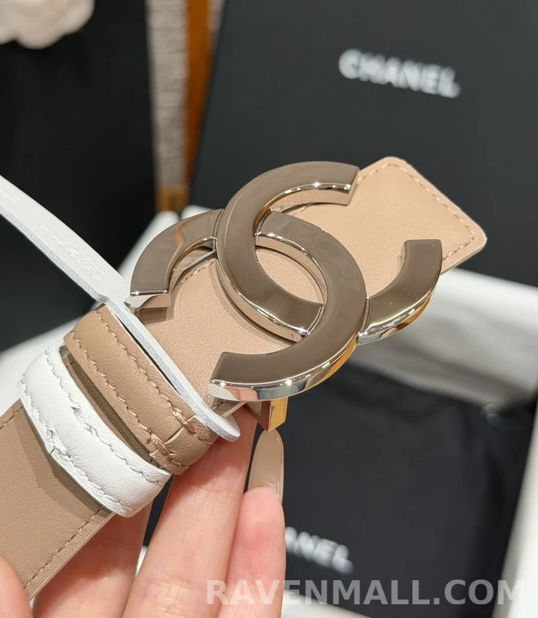 샤넬 샤넬 더블 C 버클 리버시블 벨트 상세 이미지