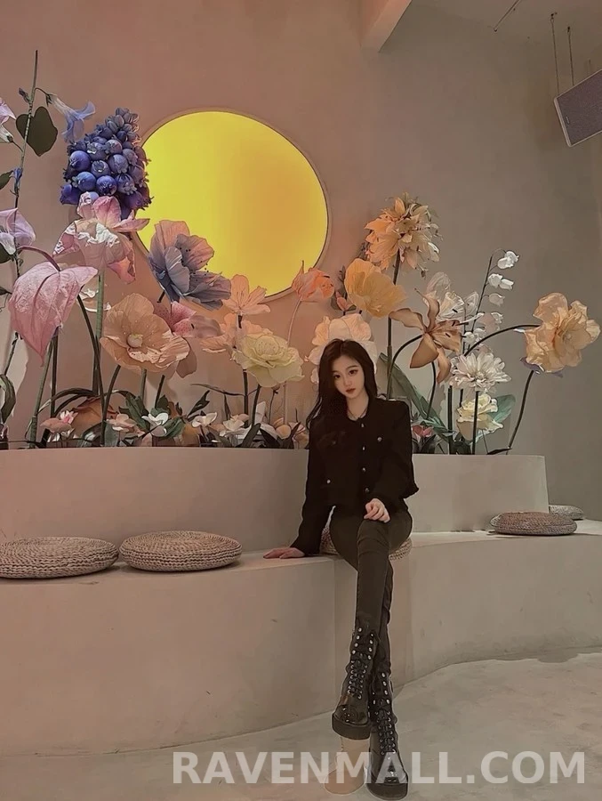 샤넬 샤넬 로고 코팅 캡토 레이스업 부츠 상세 이미지