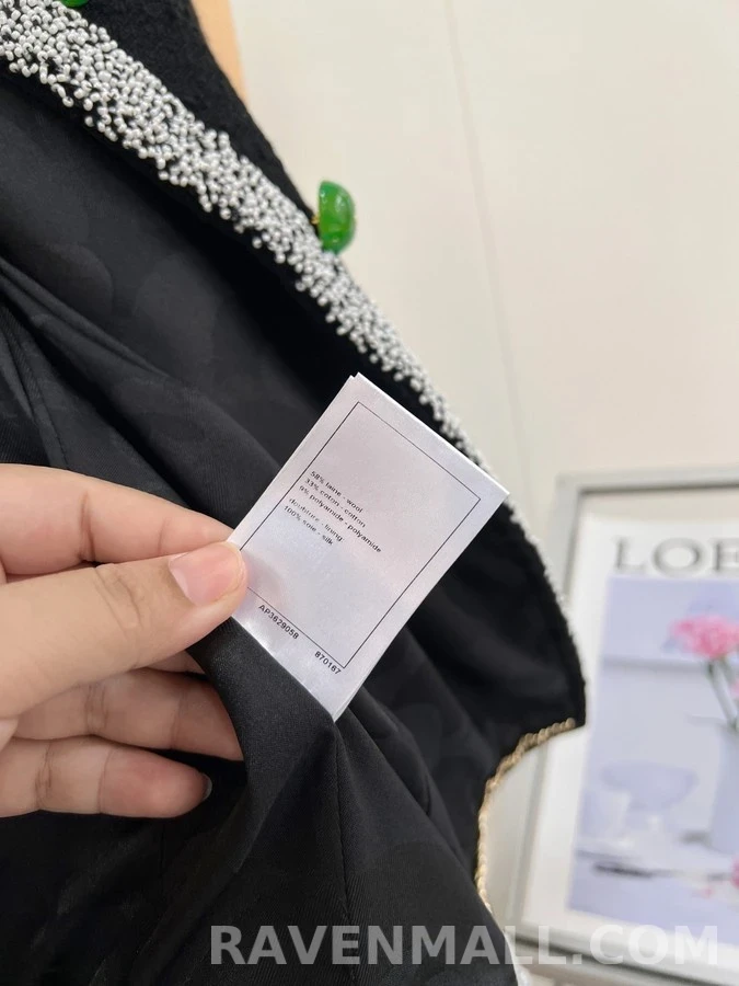 샤넬 샤넬 트위드 펄 트림 자켓 상세 이미지