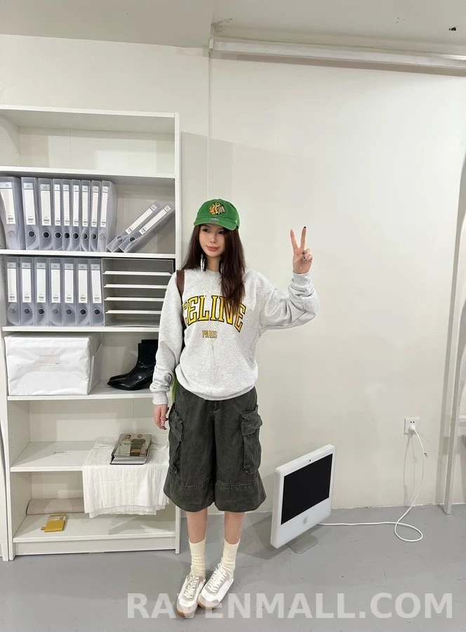 셀린느 셀린느 아치 로고 맨투맨 상세 이미지