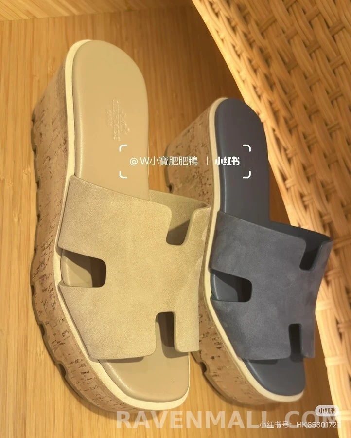 에르메스 에르메스 에클레어 플랫폼 샌들 브라운 상세 이미지