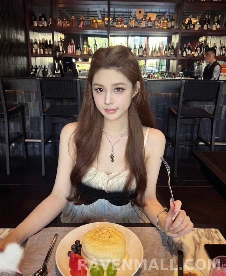 샤넬 샤넬 로고 에나멜 더블 펜던트 목걸이 상세 이미지