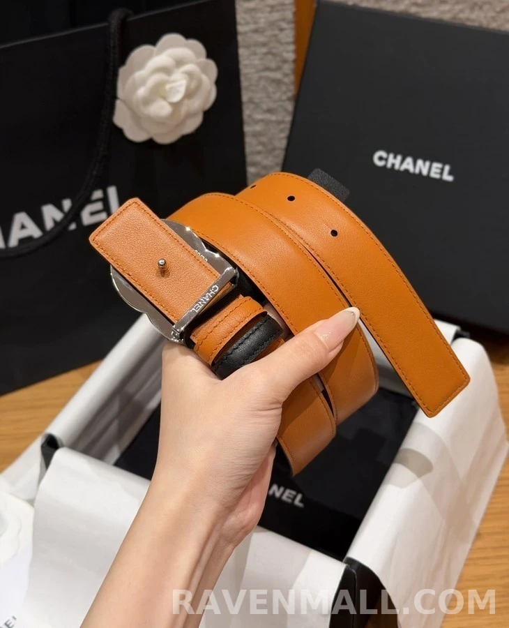 샤넬 샤넬 더블 C 버클 리버서블 벨트 상세 이미지