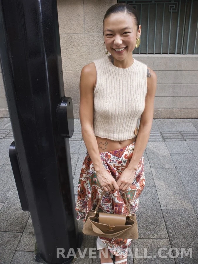 루이비통 루이비통 오트밀 립 니트 베스트 상세 이미지