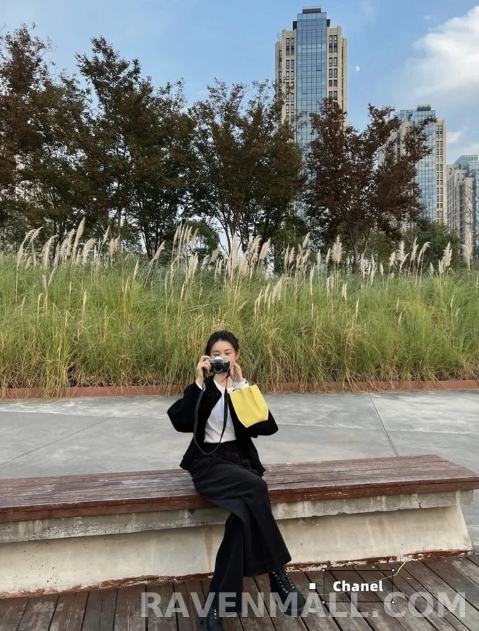 샤넬 샤넬 가죽 레이스업 플랫폼 부츠 상세 이미지