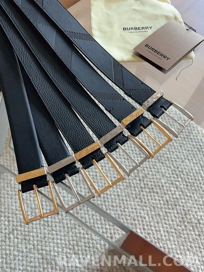 버버리 버버리 리버시블 레더 벨트 상세 이미지