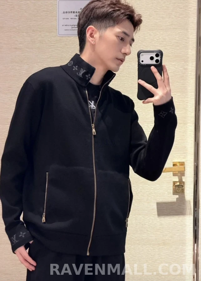 루이비통 루이비통 모노그램 니트 집업 자켓 상세 이미지