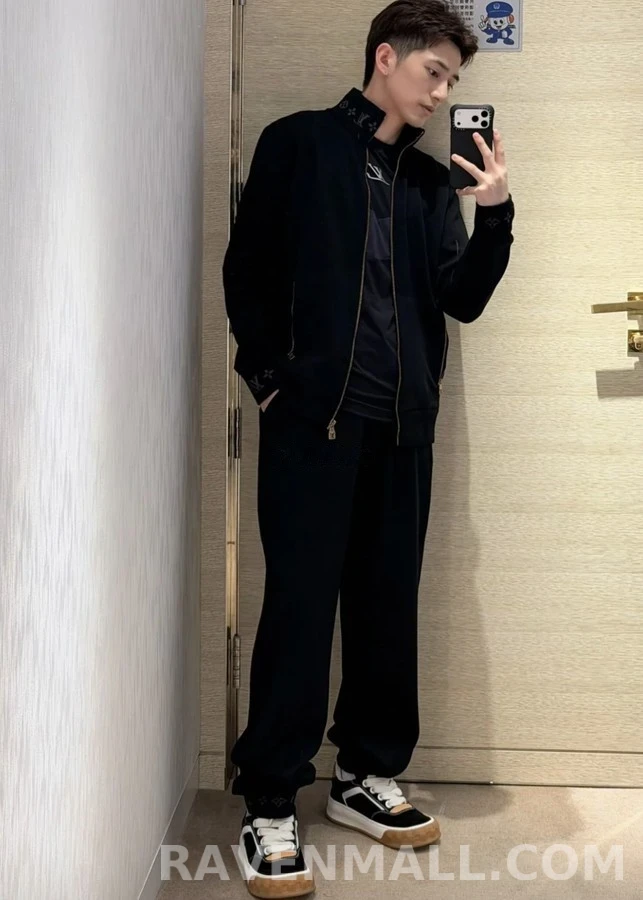 루이비통 루이비통 모노그램 니트 집업 자켓 상세 이미지
