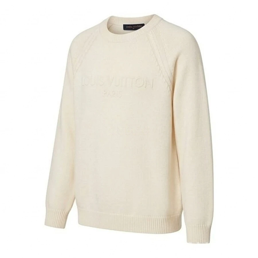 루이비통 루이비통 레터링 엠보싱 긴팔 티셔츠 상세 이미지