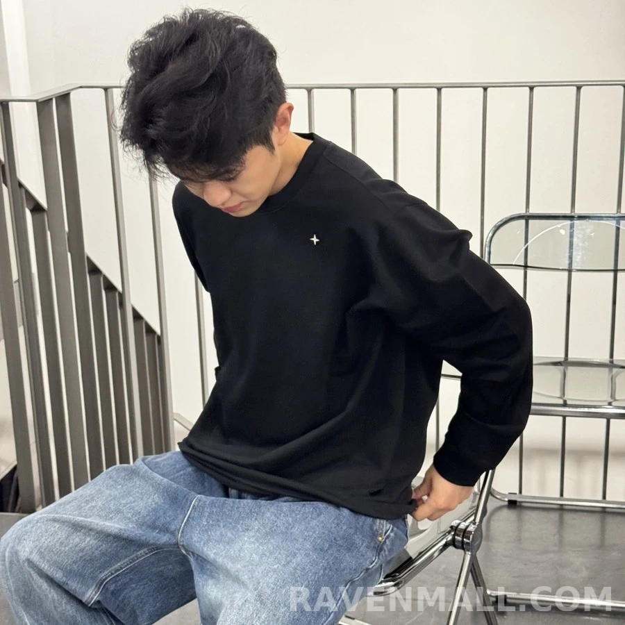 스톤아일랜드 스톤 아일랜드 별 로고 맨투맨 상세 이미지