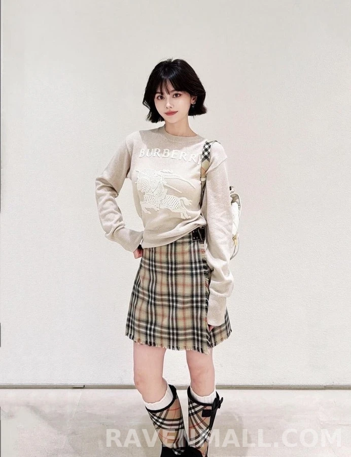 버버리 버버리 마술 기사 로고 니트 상세 이미지