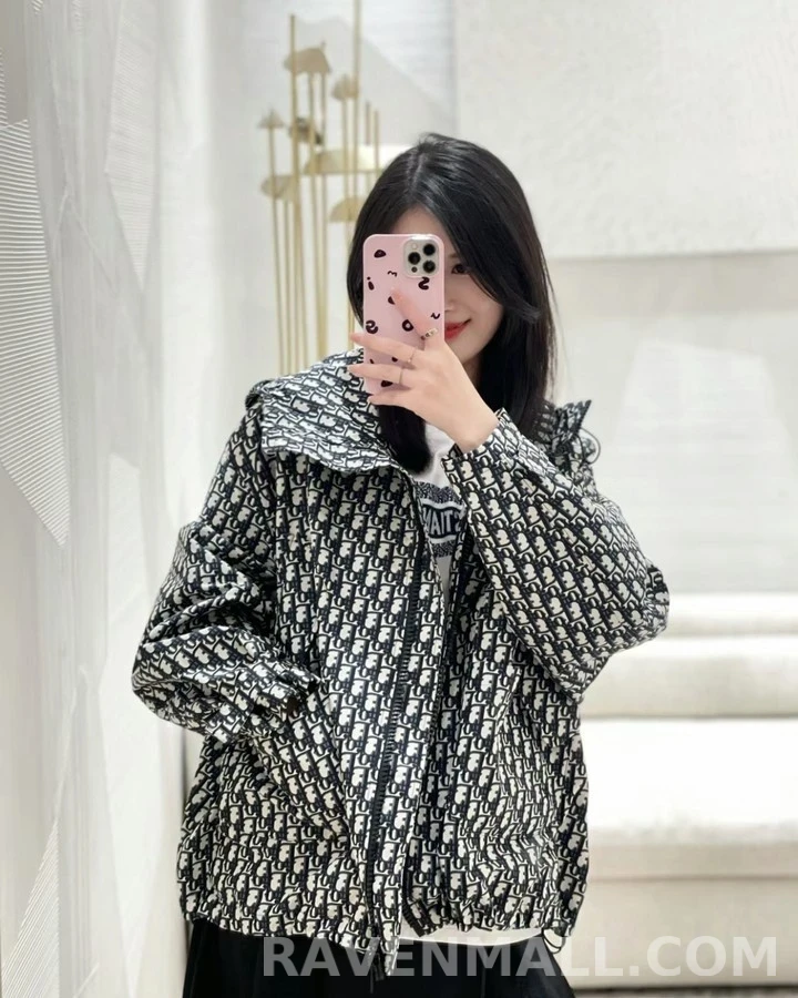 디올 디올 오블리크 후드 집업 자켓 상세 이미지