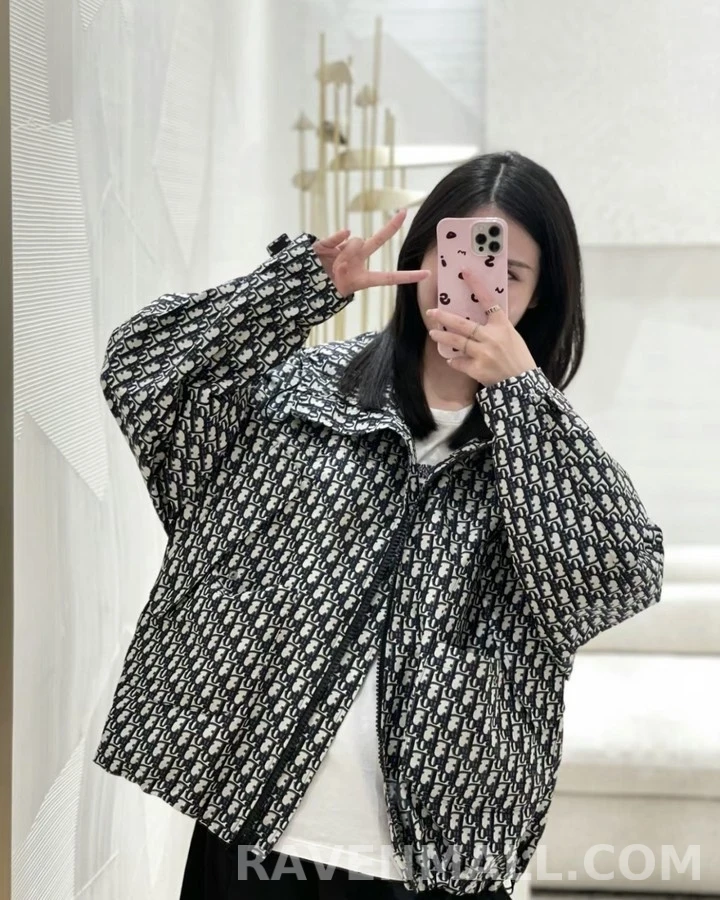 디올 디올 오블리크 후드 집업 자켓 상세 이미지