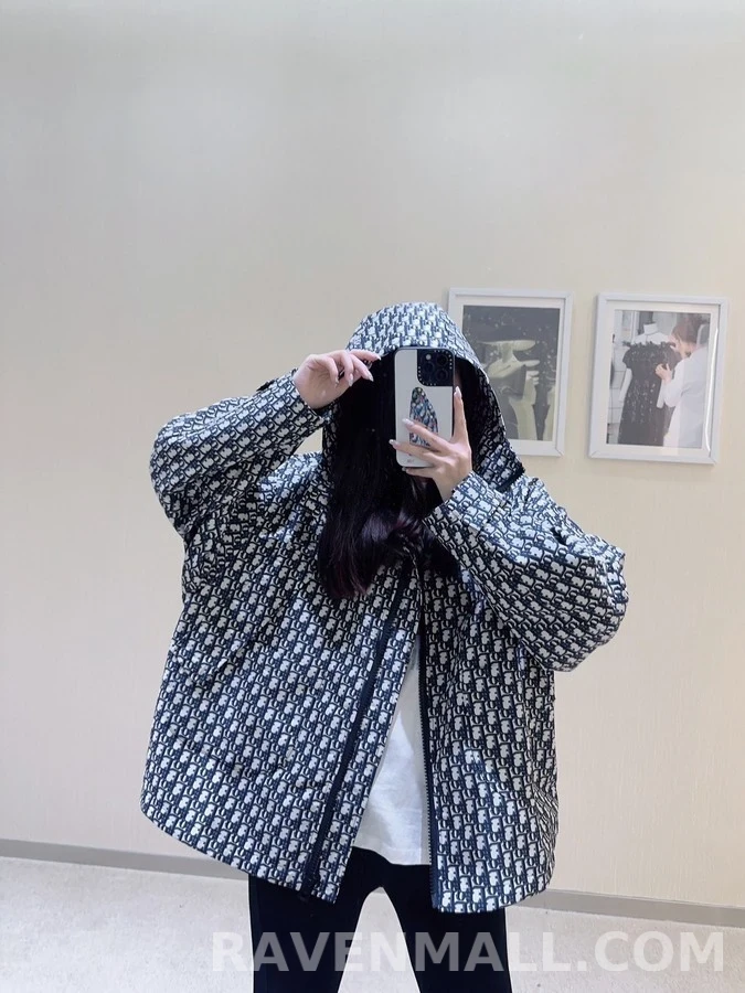 디올 디올 오블리크 후드 집업 자켓 상세 이미지