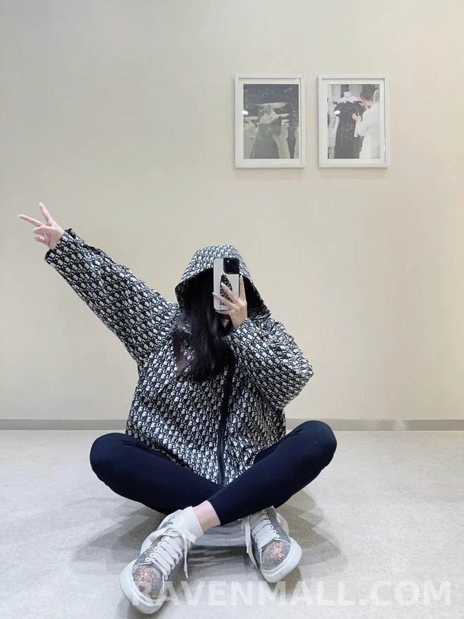 디올 디올 오블리크 후드 집업 자켓 상세 이미지