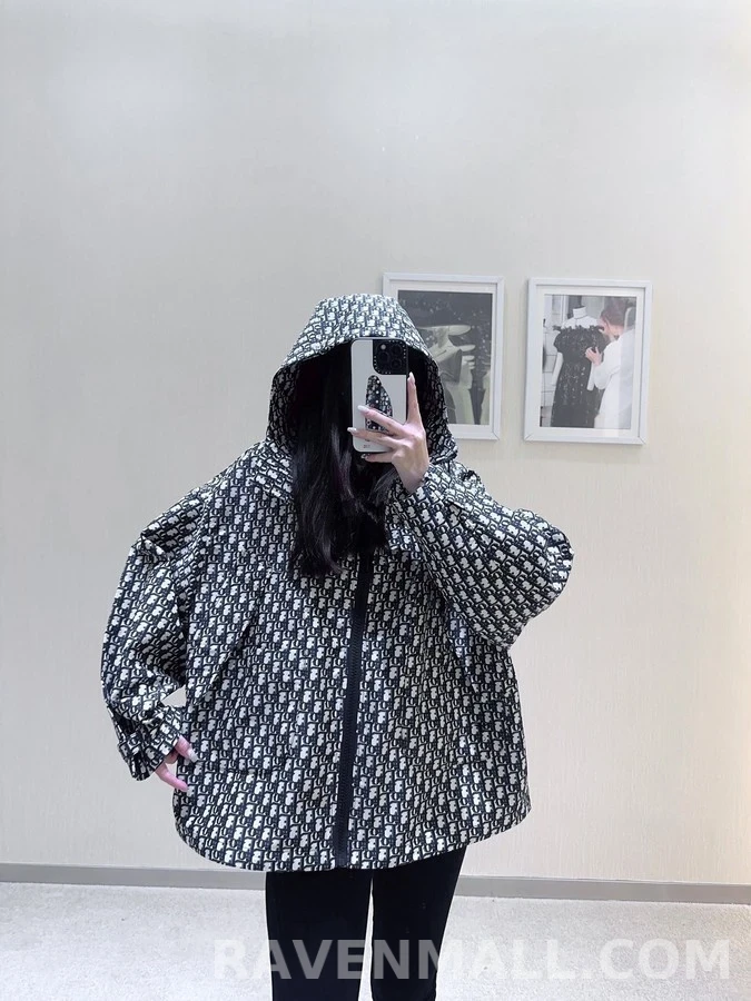 디올 디올 오블리크 후드 집업 자켓 상세 이미지