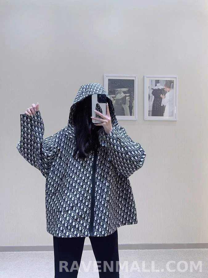 디올 디올 오블리크 후드 집업 자켓 상세 이미지