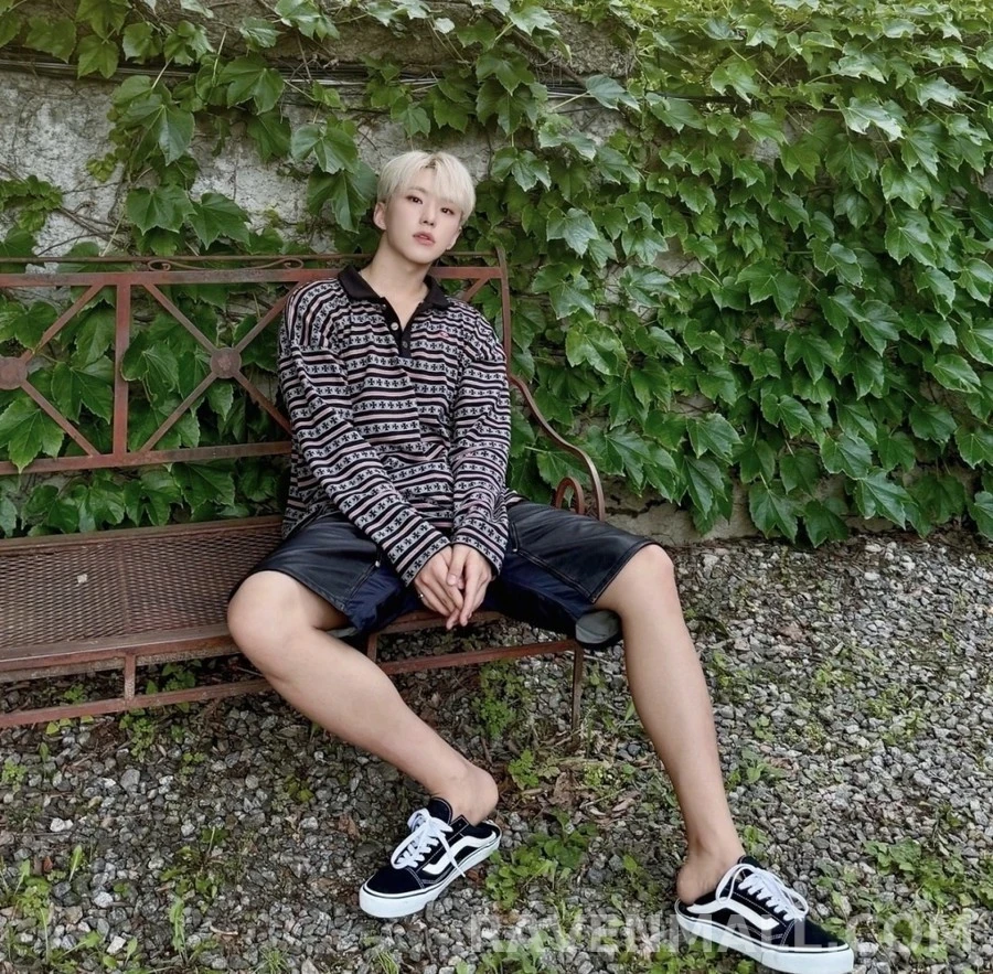 크롬하츠 크롬하츠 십자 패턴 스트라이프 폴로 긴팔 티셔츠 상세 이미지