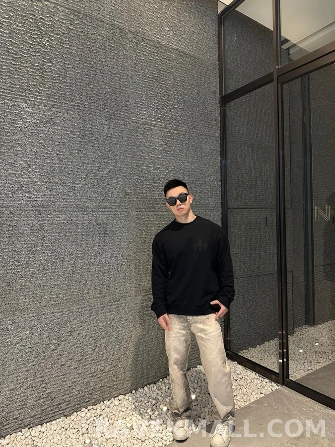 크롬하츠 크롬하츠 쓰리 크로스 맨투맨 상세 이미지