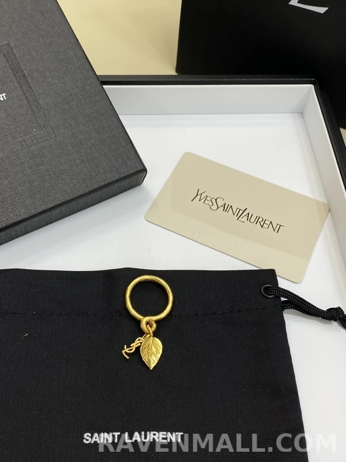 생로랑 세인트로랑 리프 참 링 상세 이미지