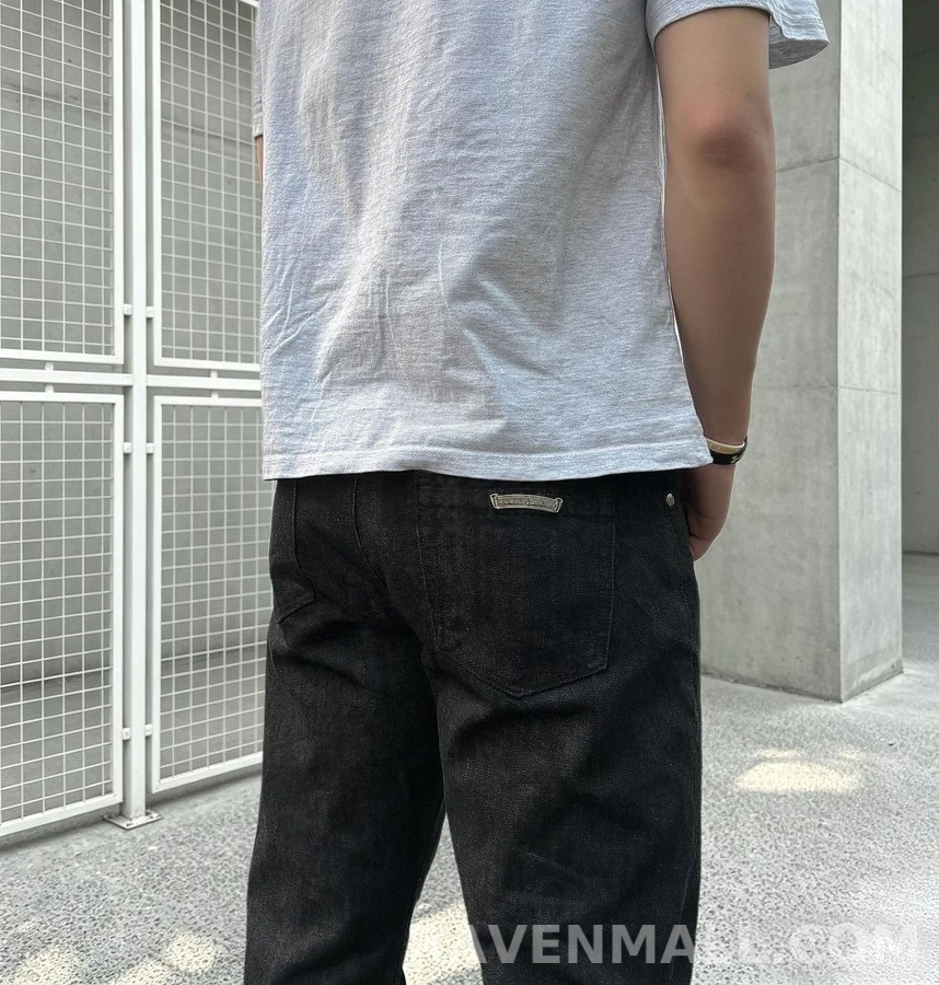 크롬하츠 크롬하츠 플레임 자수 데님 팬츠 상세 이미지