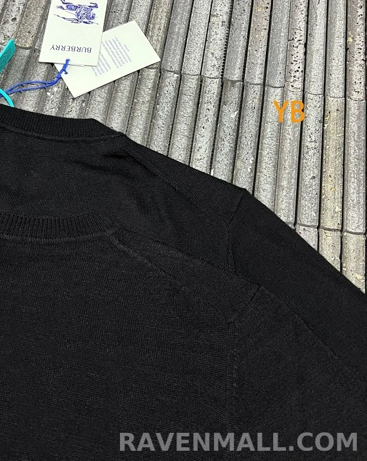 버버리 버버리 체크 스트라이프 니트 상세 이미지