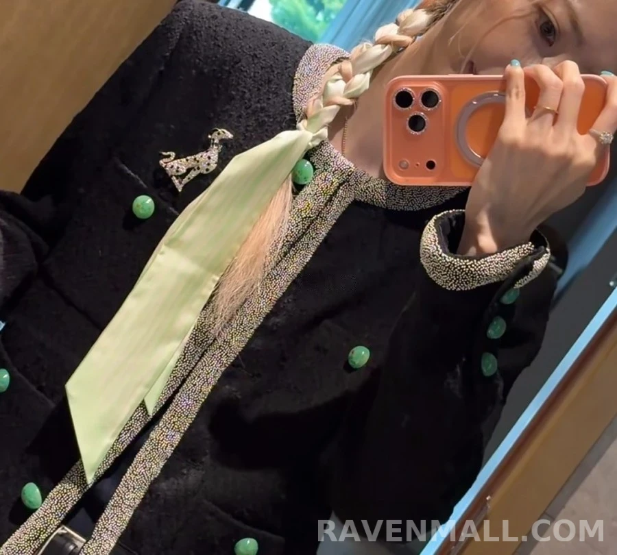 샤넬 샤넬 크리스탈 스팟 그레이하운드 브로치 상세 이미지