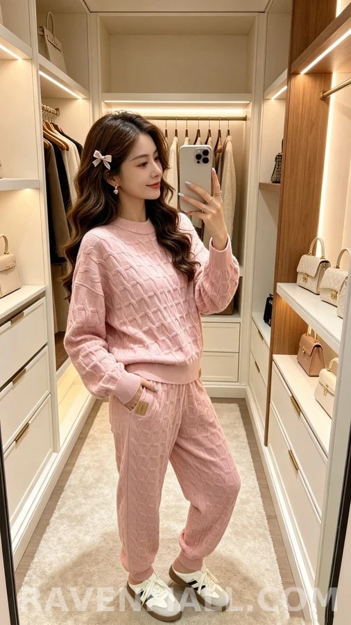 루이비통 루이비통 케이블 니트 팬츠 상세 이미지