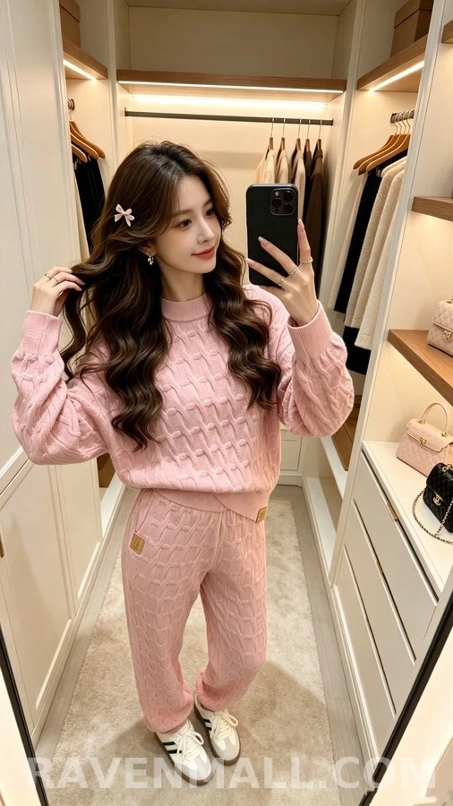 루이비통 루이비통 케이블 니트 팬츠 상세 이미지