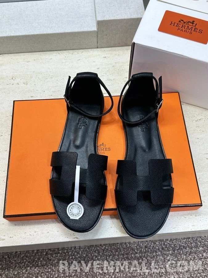에르메스 에르메스 산토리니 H 로고 샌들 상세 이미지