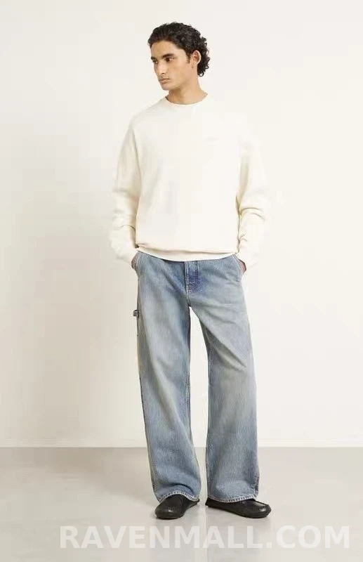 로에베 로에베 레더 포켓 데님 팬츠 상세 이미지