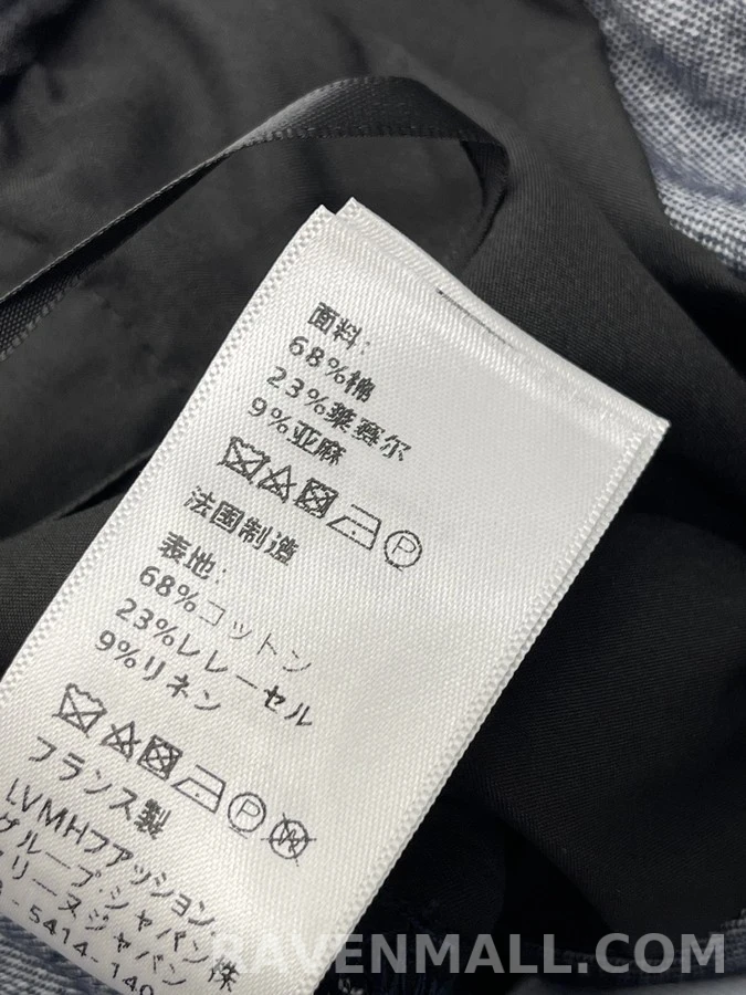 셀린느 셀린느 자수 로고 밴딩 데님 스커트 상세 이미지