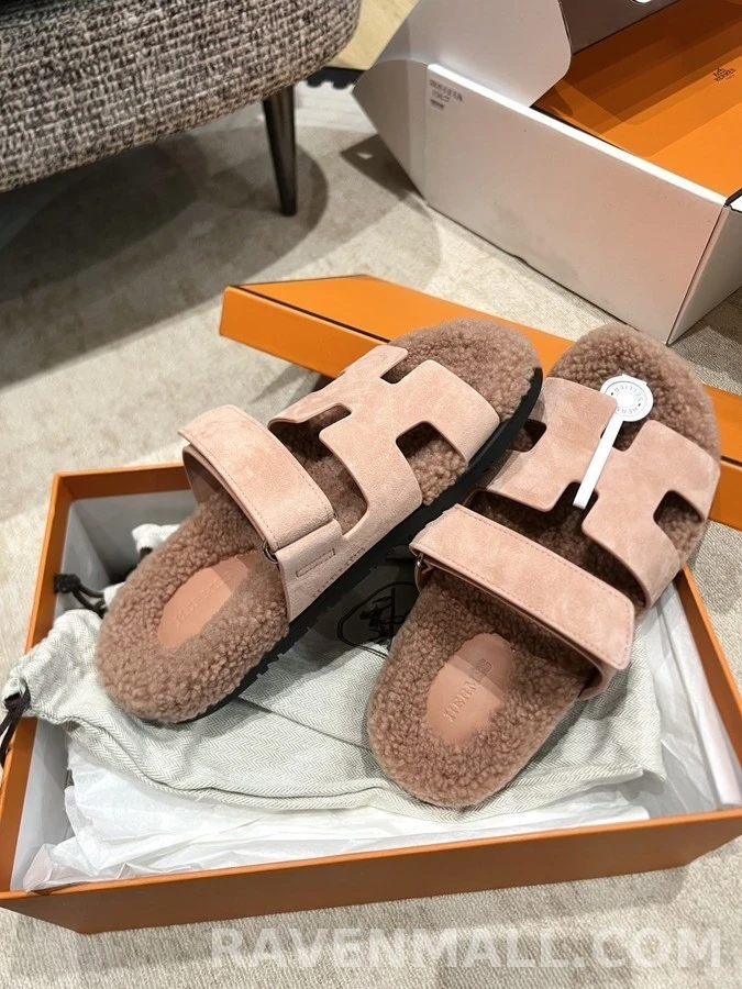 에르메스 에르메스 울 H 스트랩 샌들 상세 이미지
