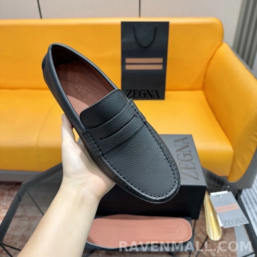 제냐 제냐 페블레더 페니 로퍼 상세 이미지