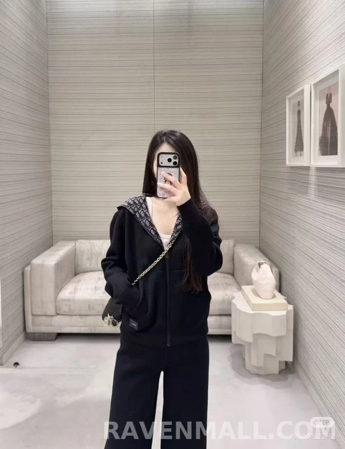 디올 디올 리버서블 캐시미어 와이드 팬츠 상세 이미지