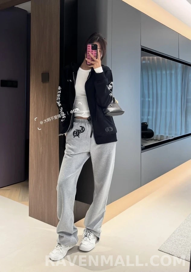 크롬하츠 크롬하츠 CH 레터링 자수 트레이닝 팬츠 상세 이미지