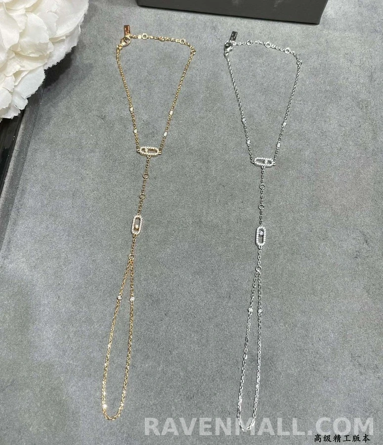 아미 아미 다이아몬드 무빙 암 체인 팔찌 상세 이미지