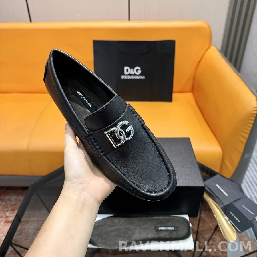 돌체앤가바나 돌체앤가바나 금장 로고 드라이빙 로퍼 상세 이미지