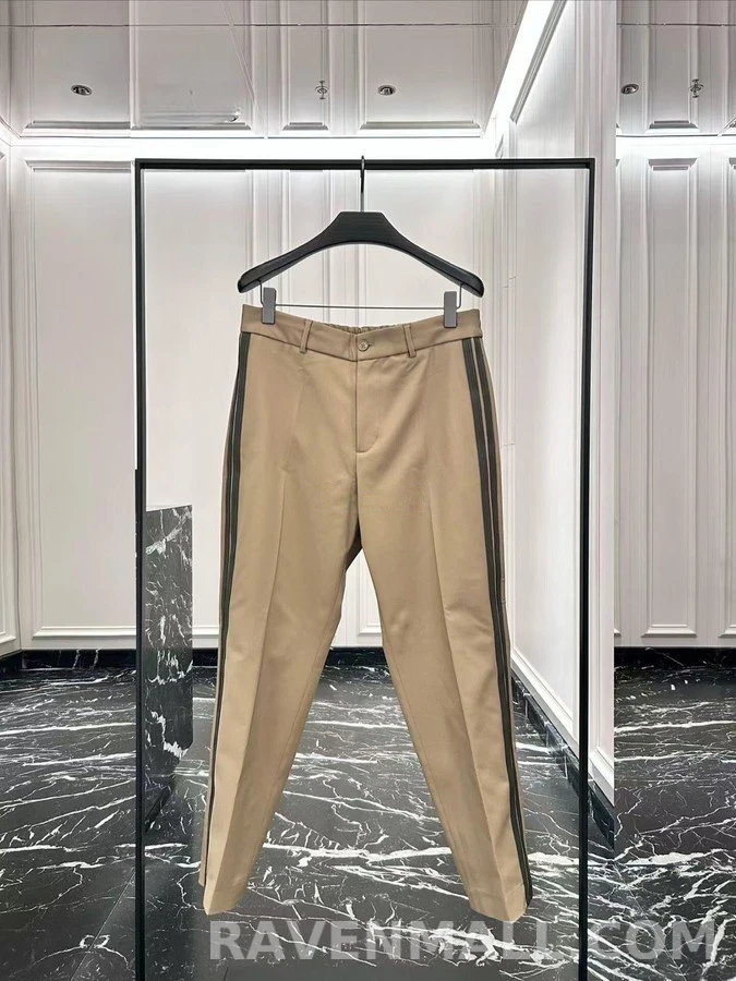 몽클레어 몽클레어 로고 스트라이프 팬츠 상세 이미지