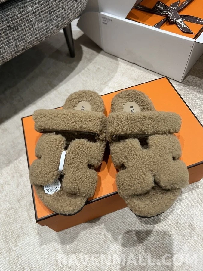 에르메스 에르메스 양모 슬라이드 상세 이미지