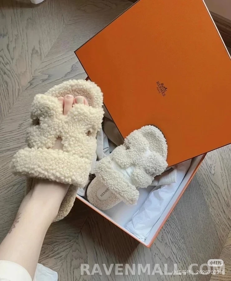 에르메스 에르메스 양모 슬라이드 상세 이미지