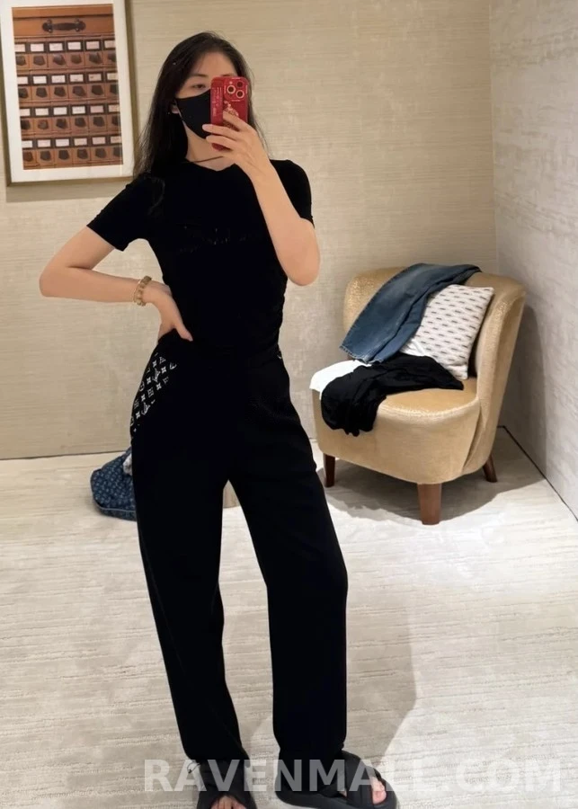 루이비통 루이비통 모노그램 포켓 와이드 팬츠 상세 이미지