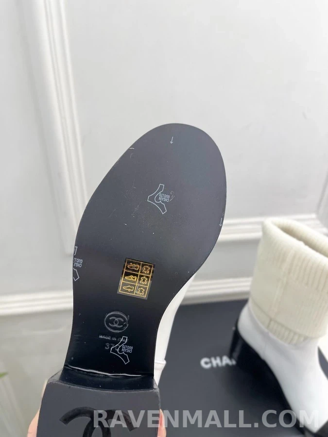 샤넬 샤넬 더블 C 캡토 삭스 부츠 상세 이미지