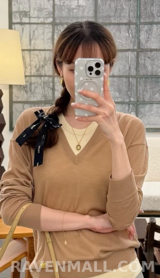 셀린느 셀린느 트리옹프 오벌 펜던트 목걸이 상세 이미지