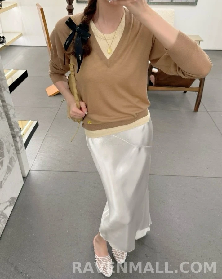 셀린느 셀린느 트리옹프 오벌 펜던트 목걸이 상세 이미지