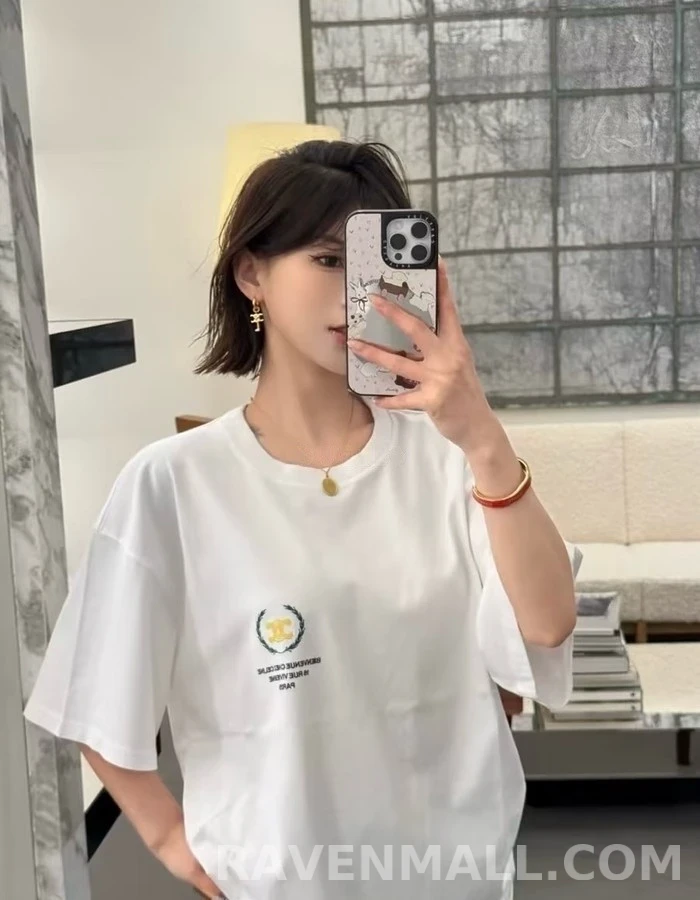 셀린느 셀린느 트리옹프 오벌 펜던트 목걸이 상세 이미지