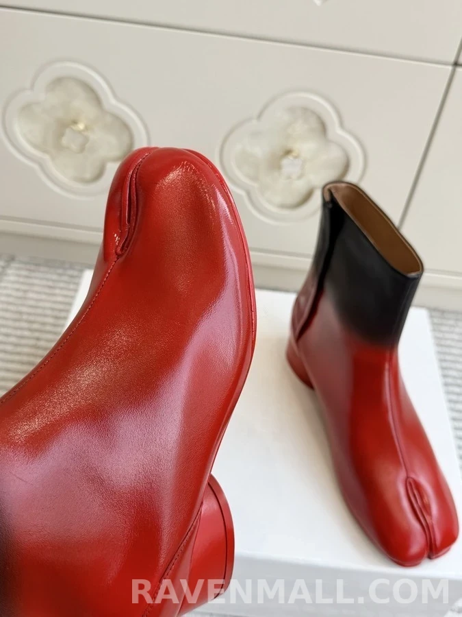 메종 마르지엘라 메종마르지엘라 그라데이션 타비 블록힐 부츠 상세 이미지