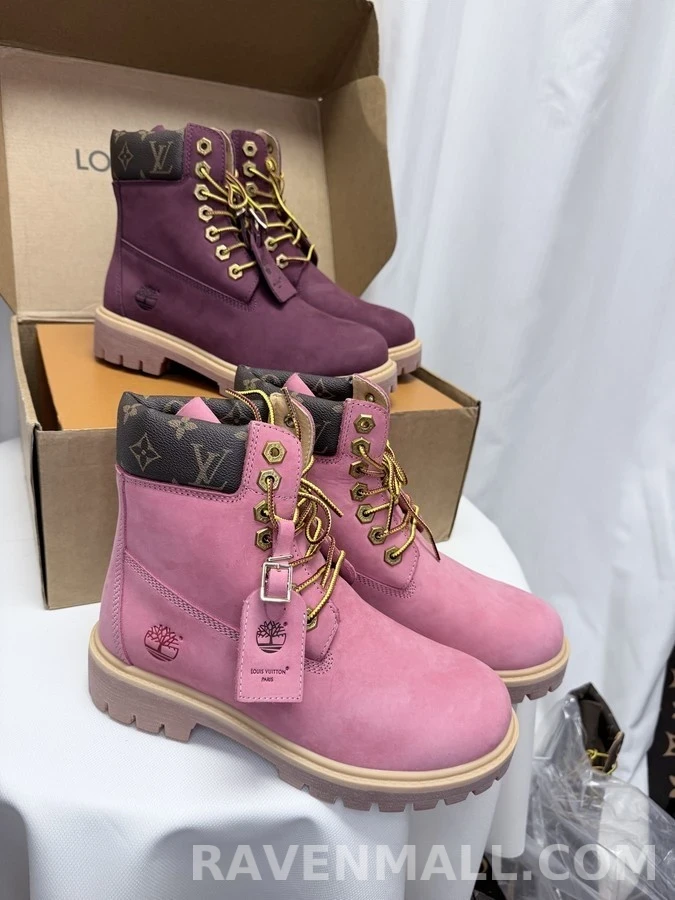 루이비통 루이비통 x Timberland 모노그램 앵클 부츠 상세 이미지