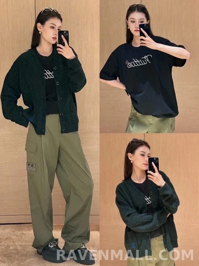 루이비통 루이비통 가죽 포켓 카고 팬츠 상세 이미지