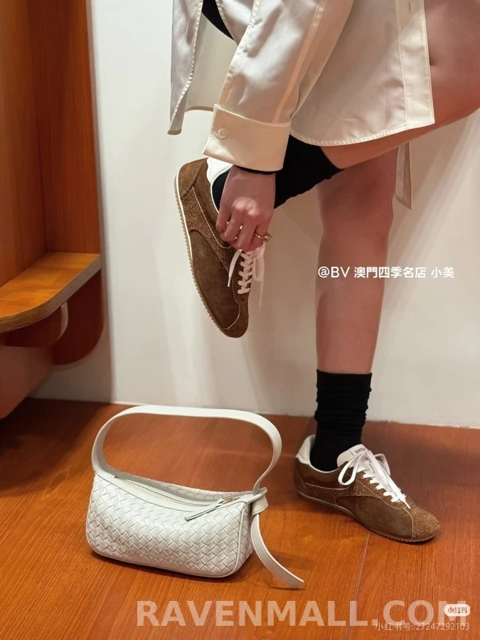 보테가베네타 보테가 베네타 스웨이드 레더 독일군 스니커즈 상세 이미지